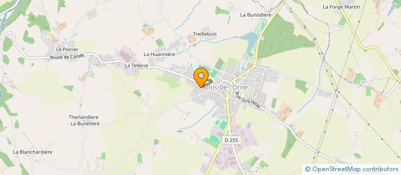 localisation de l'entreprise PROD' HOMME NORMANDIE à ATHIS-VAL DE ROUVRE