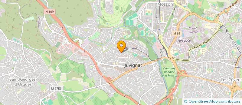localisation de l'entreprise PROD HOMME SEBASTIEN  JUVIGNAC