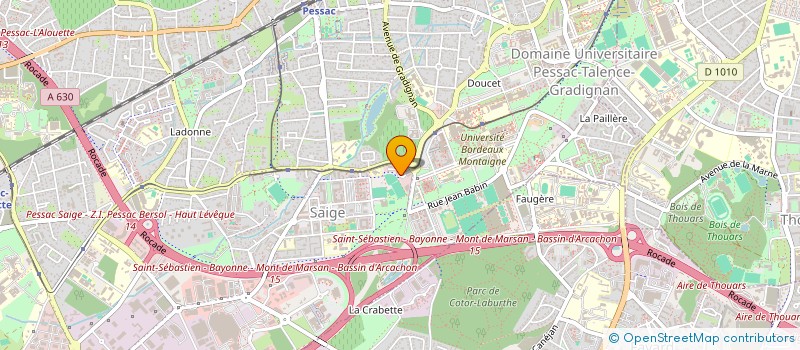 localisation de l'entreprise PROD INNOV à PESSAC