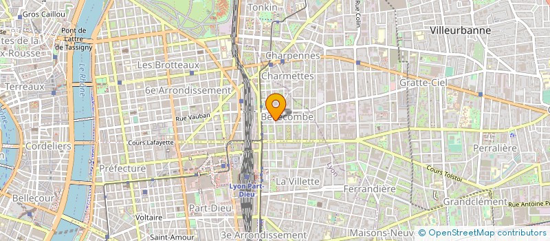 localisation de l'entreprise PROD METAL  LYON