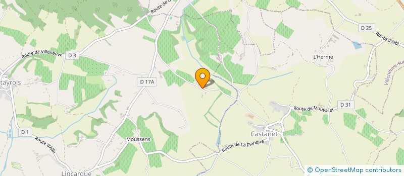 localisation de l'entreprise PROD PETROL ALBIGEOIS à TERSSAC