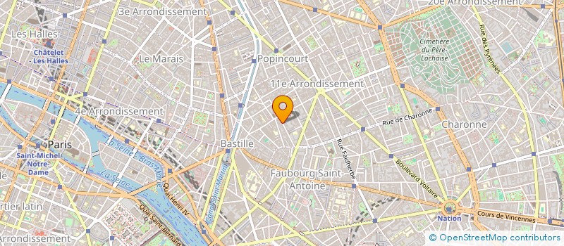 localisation de l'entreprise PROD&SY  PARIS