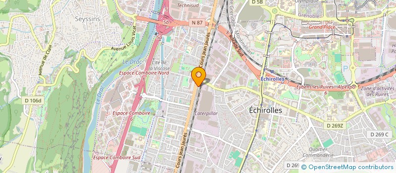localisation de l'entreprise PROD'TARTES à ECHIROLLES