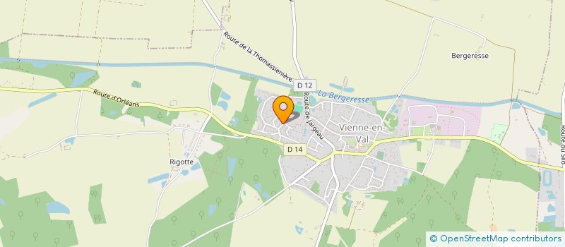 localisation de l'entreprise PROD'WAVE à VIENNE-EN-VAL