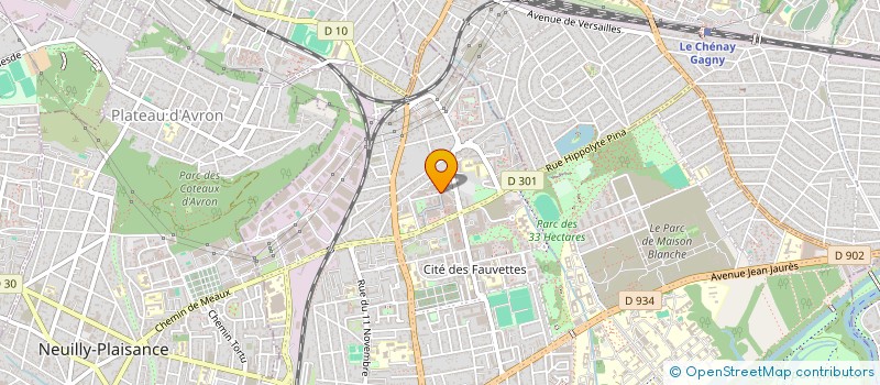 localisation de l'entreprise PRODA à NEUILLY-SUR-MARNE