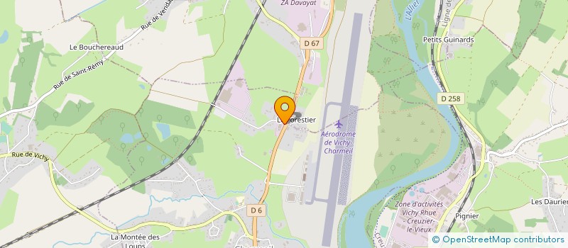 localisation de l'entreprise PRODAGRICOLE  CHARMEIL