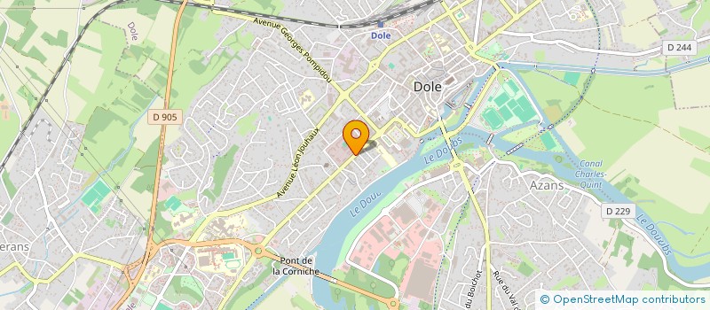 localisation de l'entreprise PRODASIA EURL à DOLE