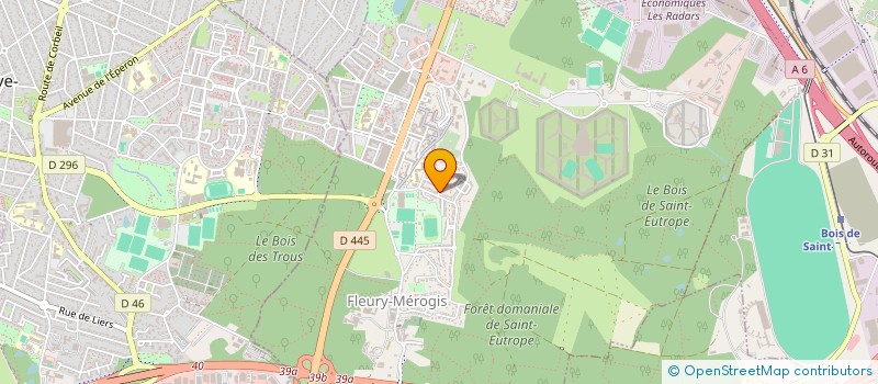localisation de l'entreprise PRODASTAR à FLEURY-MEROGIS