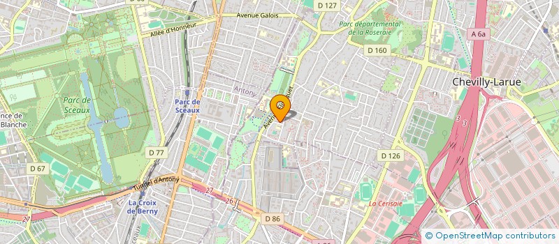 localisation de l'entreprise PRODATTES  L'HAY-LES-ROSES