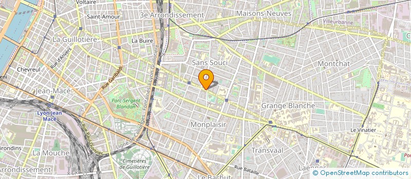 localisation de l'entreprise PRODAXIS GRAND-EST à LYON