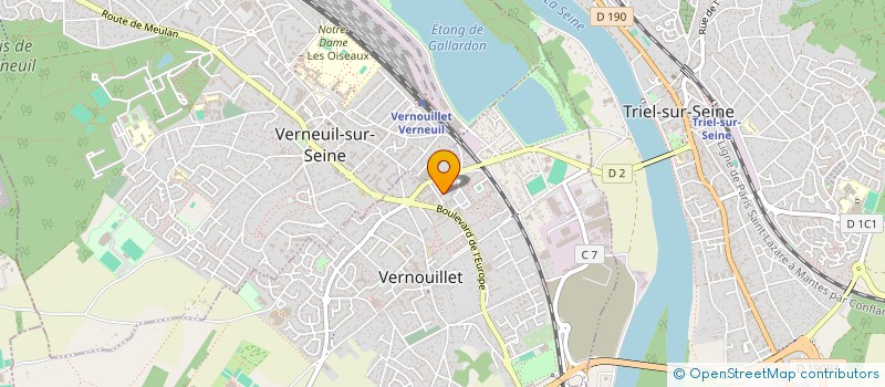 localisation de l'entreprise PRODCLIM à VERNOUILLET