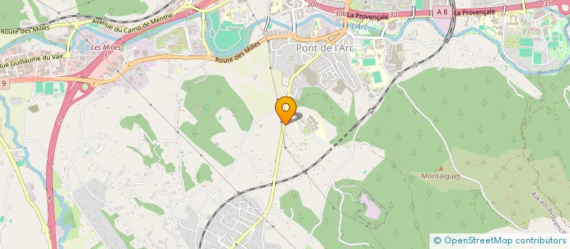 localisation de l'entreprise PRODDIS'COOP  AIX-EN-PROVENCE