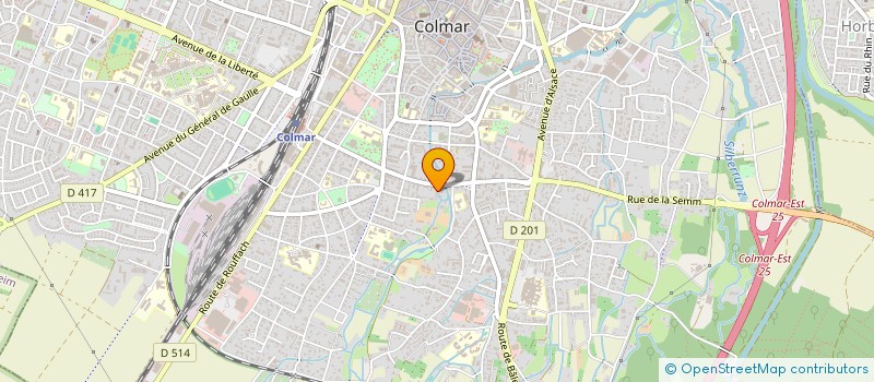 localisation de l'entreprise PRODEAL  COLMAR