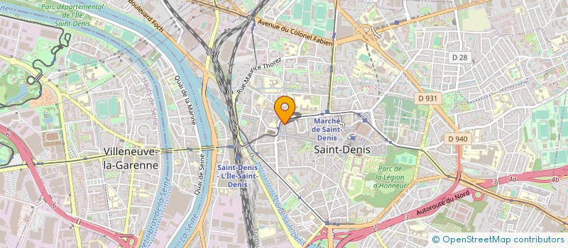 localisation de l'entreprise PRODEAL  SAINT-DENIS