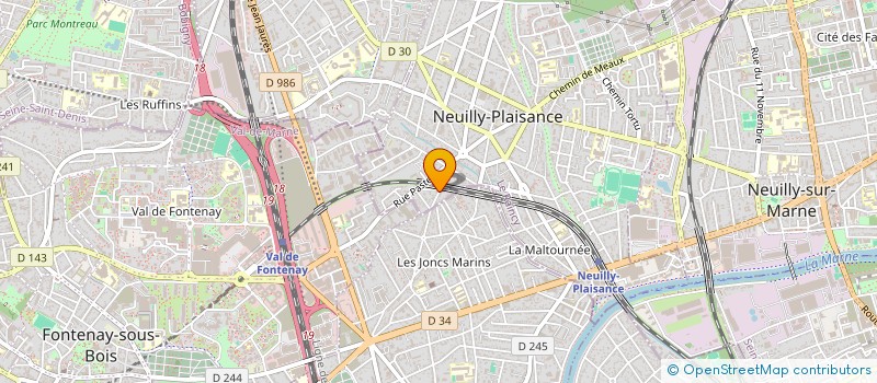 localisation de l'entreprise PRODEBO à NEUILLY-PLAISANCE