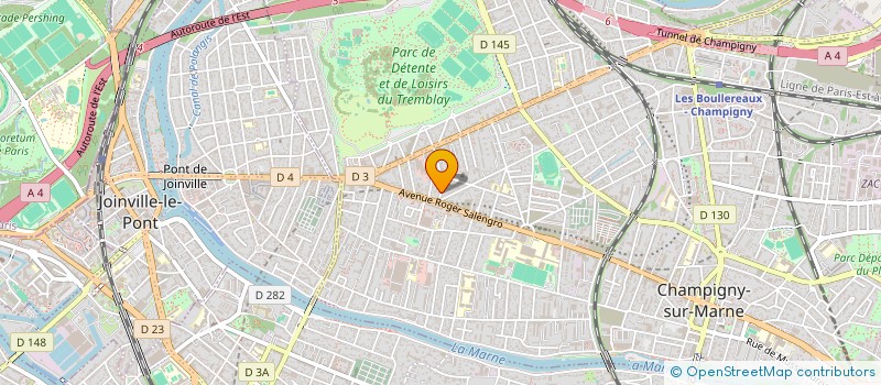 localisation de l'entreprise PRODEC à ALFORTVILLE