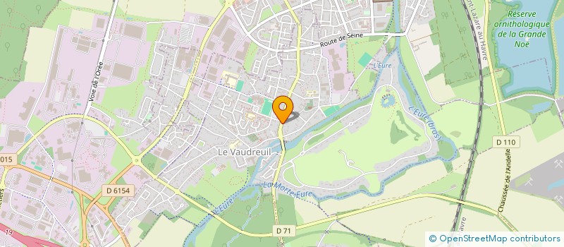 localisation de l'entreprise PRODECOM à LE VAUDREUIL