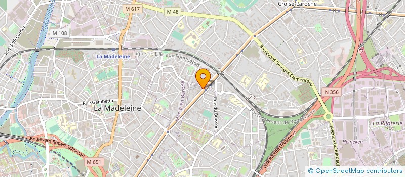 localisation de l'entreprise PRODEFI SA à LILLE