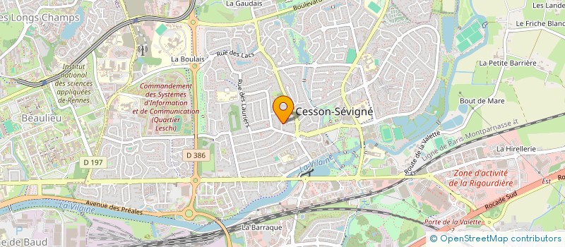 localisation de l'entreprise PRODEL FAMILY 3  CESSON-SEVIGNE