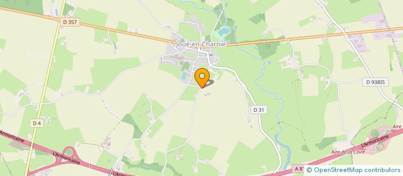 localisation de l'entreprise PRODELEC LAUNAY  JOUE EN CHARNIE