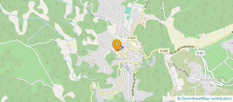 localisation de l'entreprise PRODELEF à BARJOLS