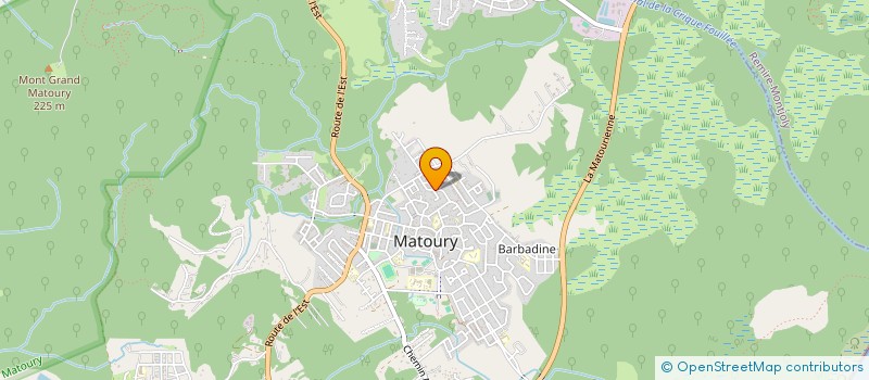localisation de l'entreprise PRODELIM à MATOURY
