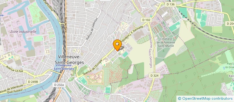 localisation de l'entreprise PRODEM à VILLENEUVE-SAINT-GEORGES