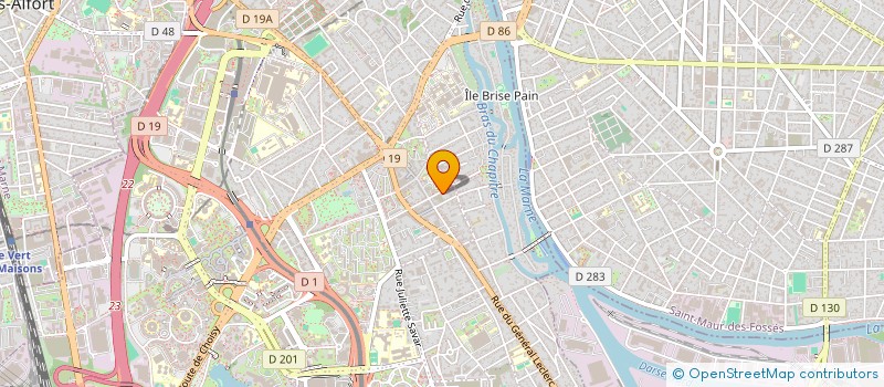 localisation de l'entreprise PRODENIO  CRETEIL