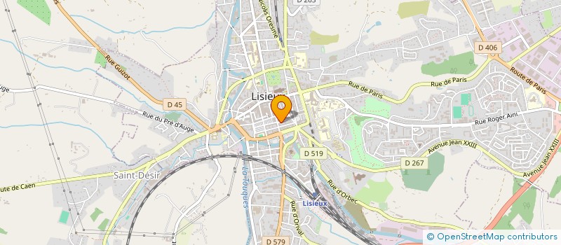 localisation de l'entreprise PRODENT à LISIEUX