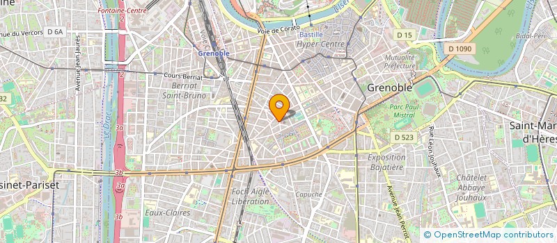 localisation de l'entreprise PRODENT à GRENOBLE