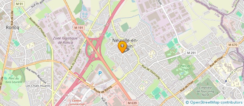 localisation de l'entreprise PRODENTAL à NEUVILLE-EN-FERRAIN