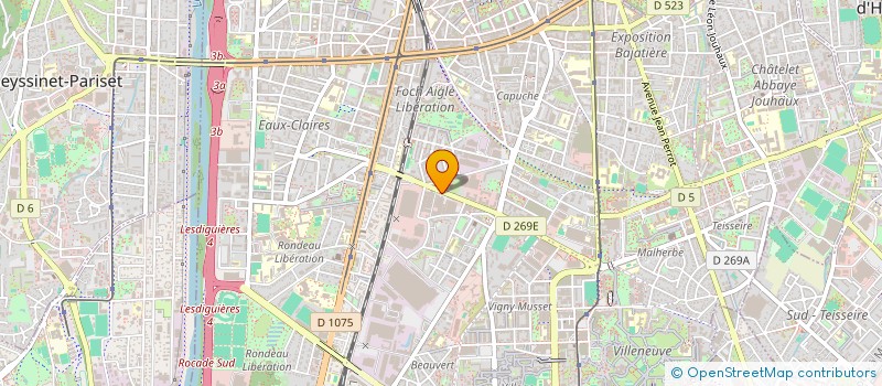 localisation de l'entreprise PRODENTAL-DIADENT à GRENOBLE