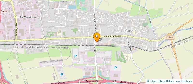 localisation de l'entreprise PRODENTEL à MARCK