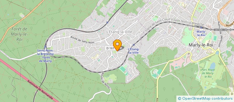 localisation de l'entreprise PRODEOS  L'ETANG-LA-VILLE