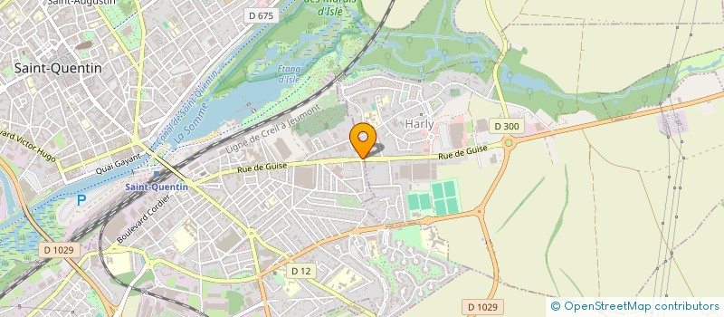 localisation de l'entreprise PRODEPA à SAINT-QUENTIN