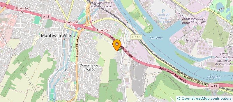 localisation de l'entreprise PRODEPANNAGES78 à MANTES-LA-VILLE