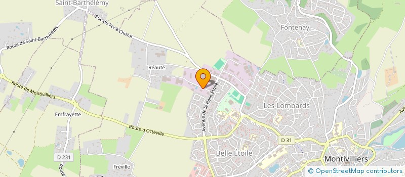 localisation de l'entreprise PRODERGIE à MONTIVILLIERS
