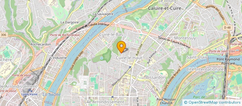 localisation de l'entreprise PRODERGO à CALUIRE-ET-CUIRE