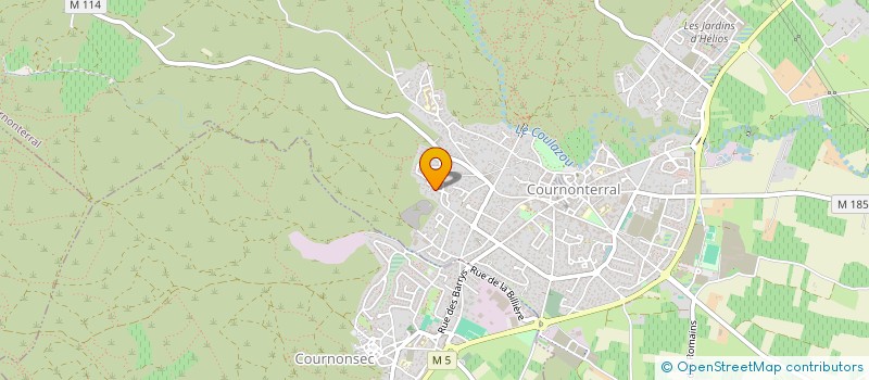 localisation de l'entreprise PRODES à COURNONTERRAL