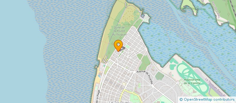 localisation de l'entreprise PRODESSE  LE TOUQUET-PARIS-PLAGE