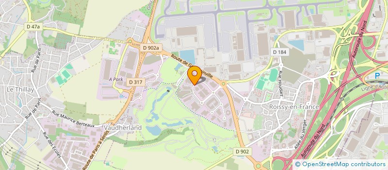 localisation de l'entreprise PRODEX  ROISSY-EN-FRANCE