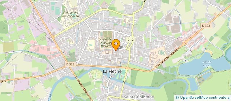 localisation de l'entreprise PRODHOMME à LA FLECHE