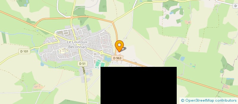 localisation de l'entreprise PRODHOMME ANTHONY  VAL D'ERDRE-AUXENCE