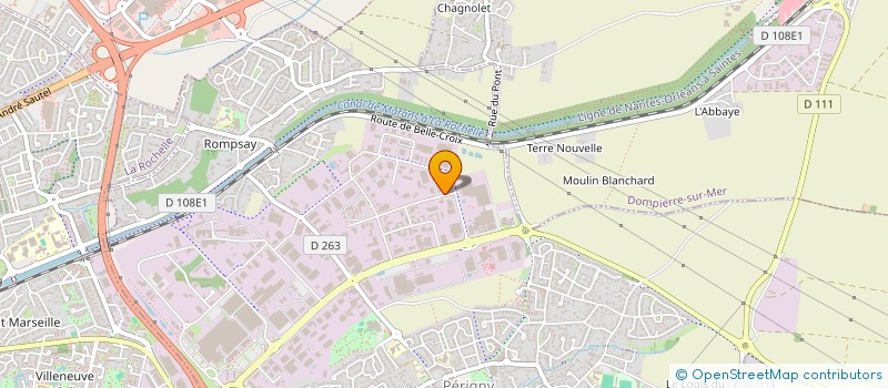 localisation de l'entreprise PRODHYG  PERIGNY