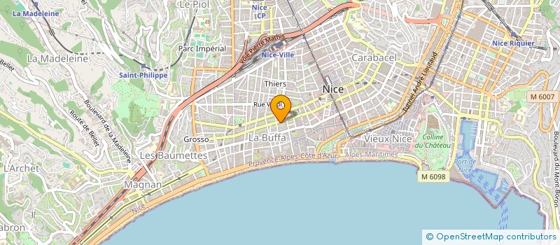 localisation de l'entreprise PRODIA MEDITERRANEE à NICE