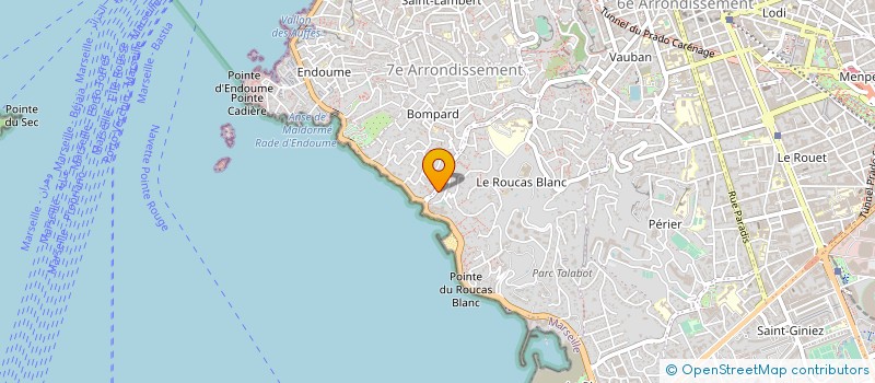 localisation de l'entreprise PRODIALYSE à MARSEILLE