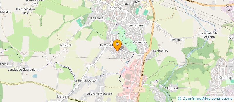 localisation de l'entreprise PRODIBATI  PLESCOP