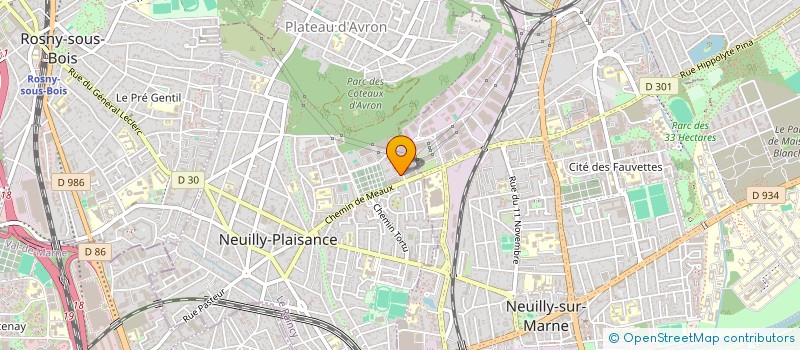 localisation de l'entreprise PRODIBOIS à NEUILLY-PLAISANCE