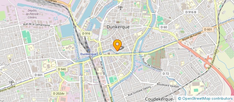 localisation de l'entreprise PRODIETE SARL à DUNKERQUE
