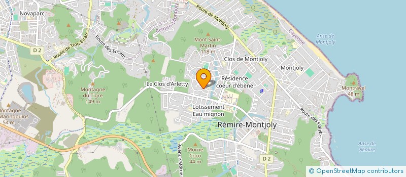 localisation de l'entreprise PRODIF à REMIRE MONTJOLY